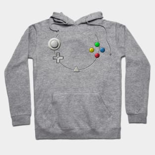 Dreamcast Controller Buttons Hoodie